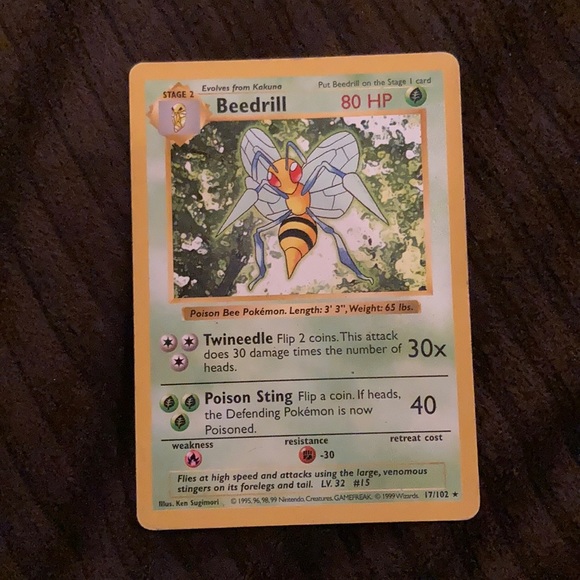 Pokemon | Toys | Beedrill Pokmon Card Set | Poshmark